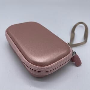 Casesak, Small sturdy case for cords or random things. 5"x3"x2.5"! Pale Pink!
